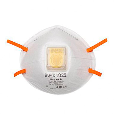 Респиратор iNEX 1022(FFP2,с клапаном, до 12 ПДК,защита от пыли,аэрозолей)аналог ЗМ 8122										