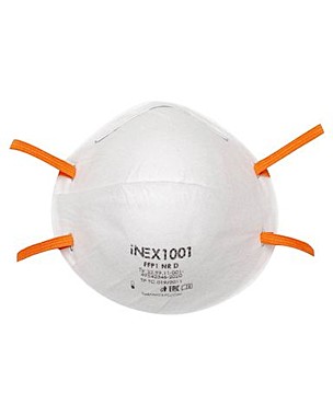 Респиратор iNEX 1001 (FFP1 , без клапана выдоха,защита от пыли,аэрозолей,тумана ), аналог ЗМ 8101