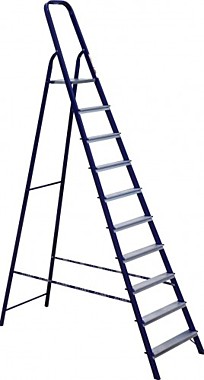 Лестница-стремянка стальная 10 ступ. Алюмет (М8410) (2,08/2,90м)