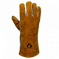 Краги спилковые с подкладкой из х/б ткани и флиса Jeta Safety JWK301 Ferrus р.10 XL оранжевые