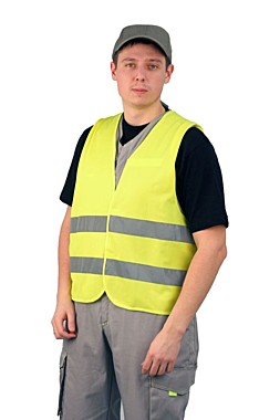 Жилет сигнальный ЭКОНОМ р.52-54/XL/ лимонный