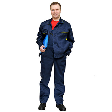 Костюм ДОКА-2 ПК р.48-50/182-188 темно-синий/желтый