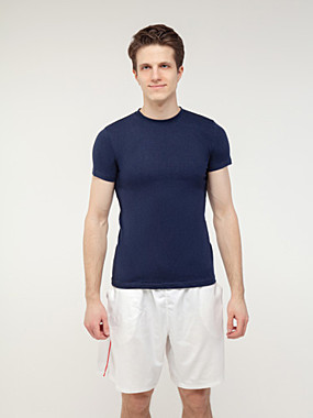 Футболка р.4XL (58) тёмно-синий