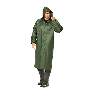 Плащ ПВХ НЕЙЛОНОВЫЙ р.XXXL зеленый