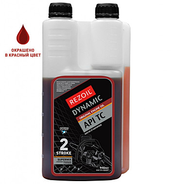 Масло минерал. для 2-тактн. двигателя REZOIL (946мл) ДОЗАТОР