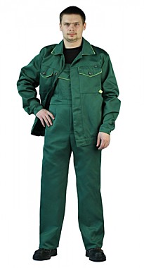 Костюм ДОКА-2 ПК р.52-54/170-176 темно-зеленый/неоновый
