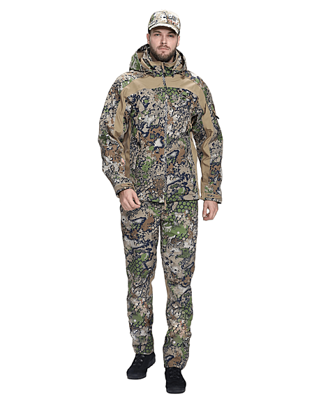 КОСТЮМ CHAMELEON PRO -5 SOFTSHELL FOREST GREEN/BEIGE
