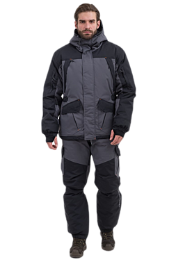 Костюм GORKA PRO -15 п/к р.48-50/182-188 тк. Таслан, серо-черный
