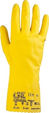 Перчатки латексные хлопковый слой JL711 р.10 XL (аналог КЩС-2)