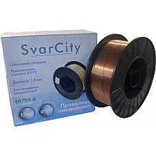 Проволока сварочная ф 0,8 мм СВ08Г2С омедн. SVARSITI (15кг)