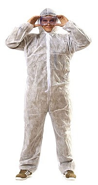 Комбинезон одноразовый (спанбонд 30гр/м2) р.XXXL