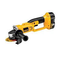 Машина шлиф. угловая аккум. DС411КА DeWALT (18В/2,4Ач NiCd, ф125мм, 6500об/мин, 2акк.)