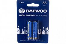 Элемент пит. алкалин. DAEWOO AA/LR6 1.5В High Energy Alkaline 2021 BL-2 (уп.2шт), 5030299 пальчик