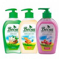 Мыло жидкое "Весна" 280мл. дозатор(15)